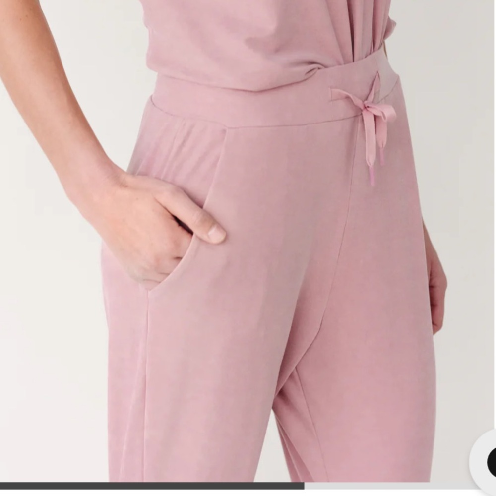 Cozy Earth Bamboo Jogger Pants Size XXXL In Antique Rose